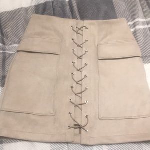 Taupe skirt